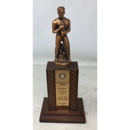 Retirement Award Presented to William Frey Local 302 Toledo, OH August 1958 - A+ Stuff