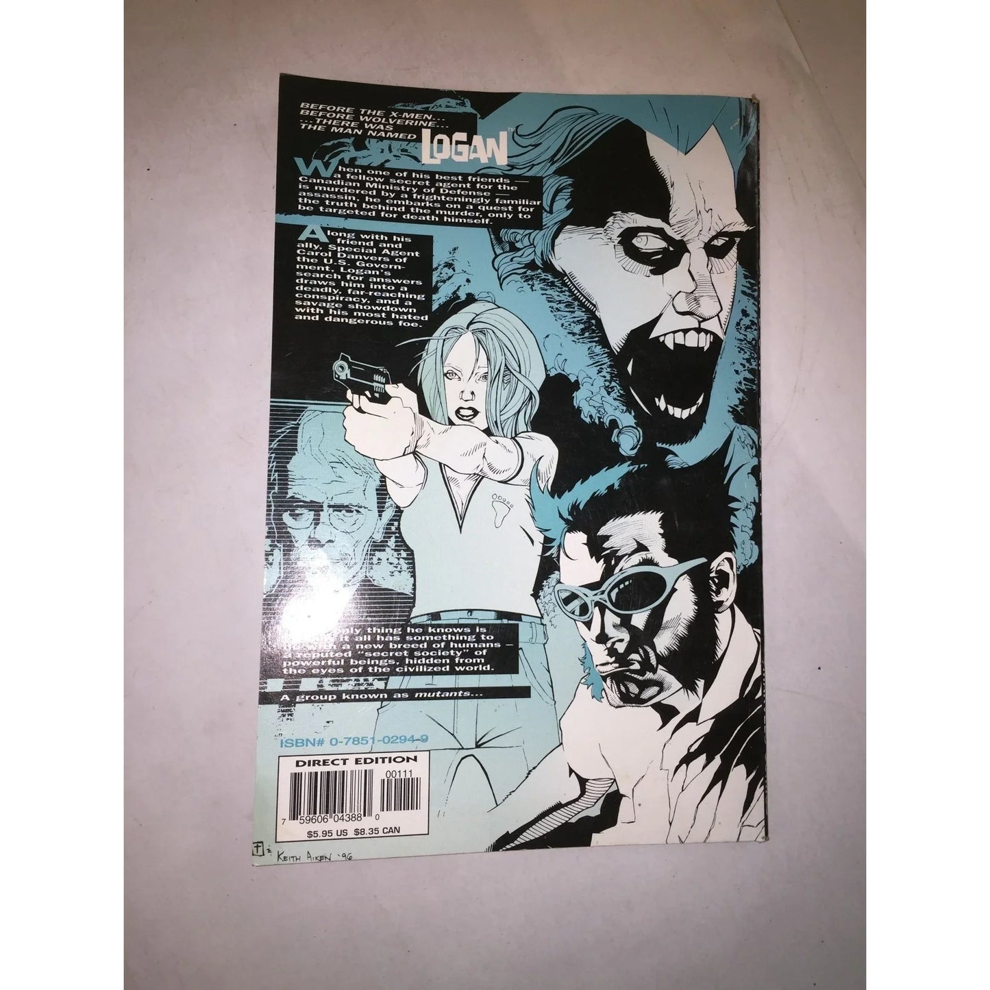 Logan: Shadow Society Comic Book - A+ Stuff