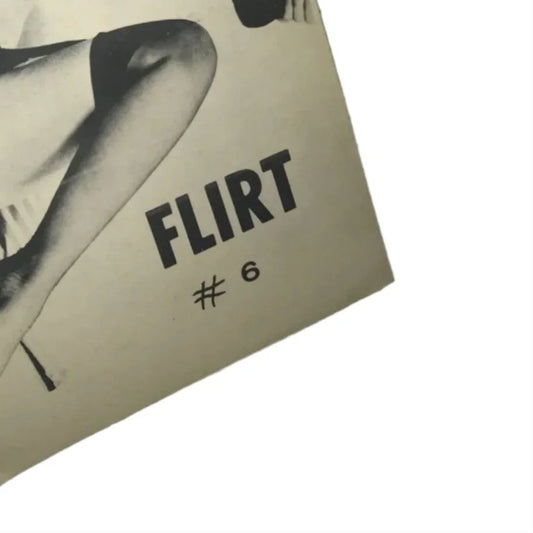 FLIRT #6 Black & White Vintage Paperback Adult Book - A+ Stuff