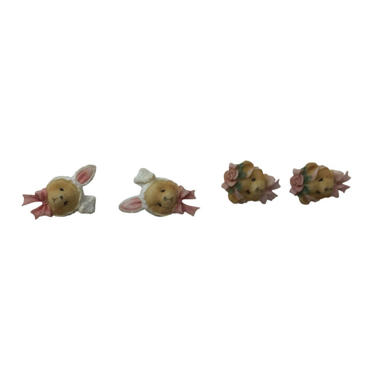 Vintage 1995 Enesco Cherished Teddies Earrings (2 pairs)