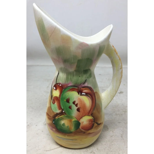 Vintage Small Japan Ceramic Pitcher with Hand painted Fruit Design - A+ Stuff
