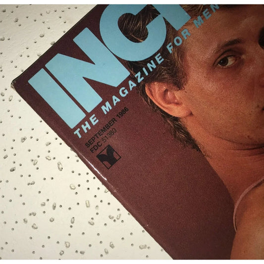 Inches The Magazine For men Who Think Big Vintage Magazine Sept. 1986 - A+ Stuff