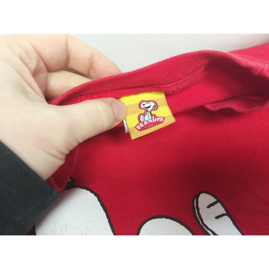 PEANUTS By SCHULTZ Mens SNOOPY MY HOUSE MY RULES T-Shirt Sz XL Red - A+ Stuff