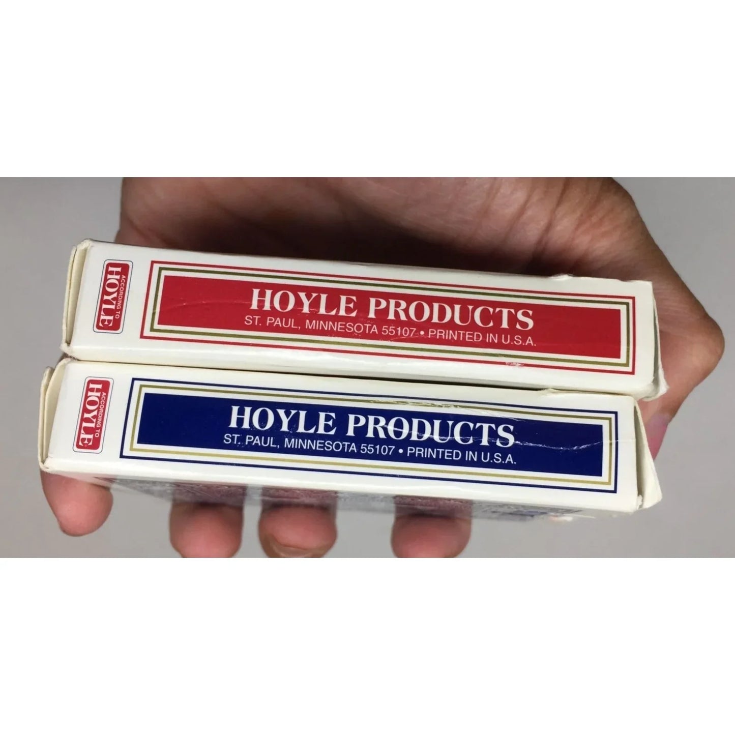 Two Decks Vintage HOYLE Official Playing Cards (Plastic Coated) - A+ Stuff
