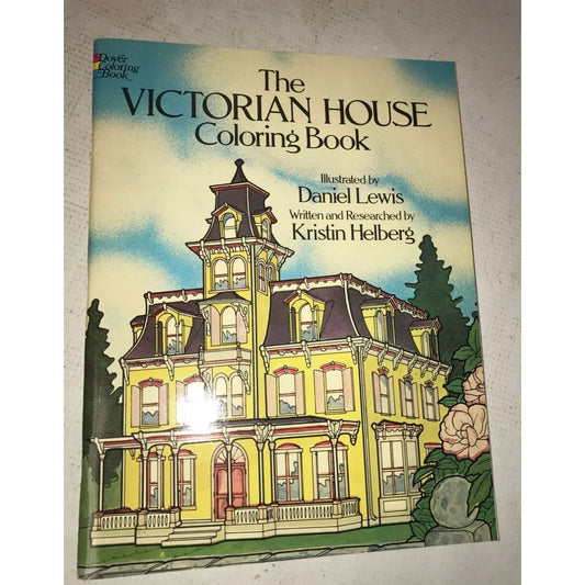 The Victorian House Dover Coloring Book - A+ Stuff