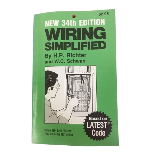 Wiring Simplified by Richter/Schwan Paperback book (34th edition) - A+ Stuff