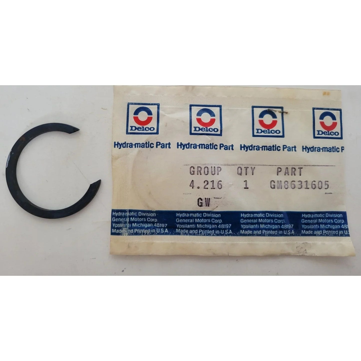 Delco Part #8631605 Ring-Input Drum Ret New old Stock delco A+ Stuff
