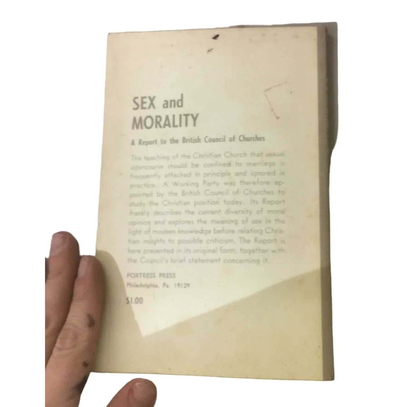 Sex and Morality Paperback book- SCM Press - A+ Stuff