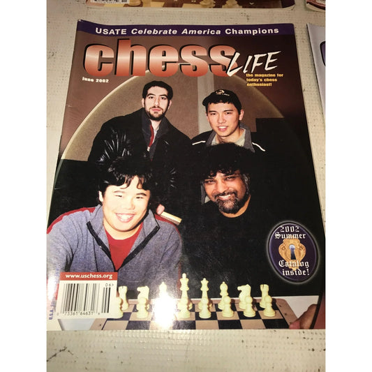 Vintage Bundle of 4 Chess Life Magazines- May, June, July 2002 and Nov. 2004 - A+ Stuff
