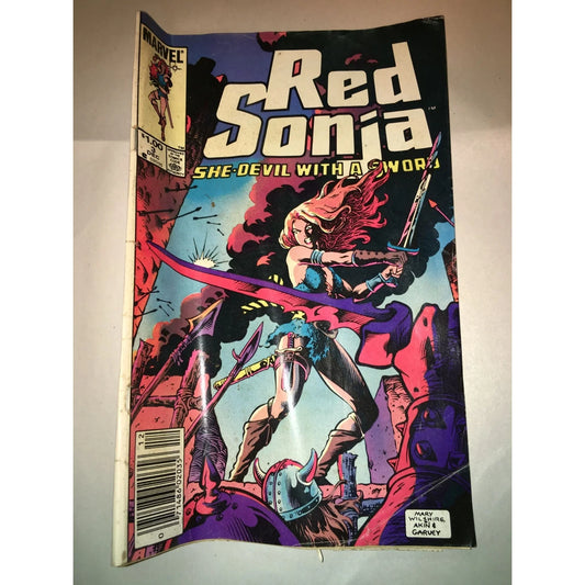 Marvel Red Sonja She-Devil With A Sword Vintage Comic Book - A+ Stuff