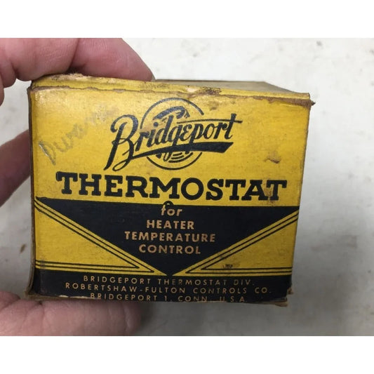 Bridgeport Thermostat for Heater/Motor Temp Control- Sturdy All Metal Construction- Using Seamless Metal Bellows bridgeport A+ Stuff