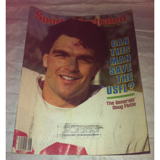 Doug Flutie of Boston College Eagles 1985 Sports Illustrated Magazine