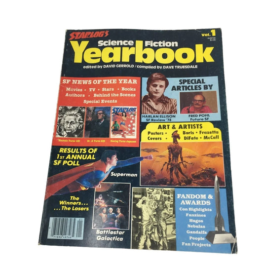 Vintage STARLOG'S SCIENCE FICTION YEARBOOK, VOLUME 1, 1979 - A+ Stuff