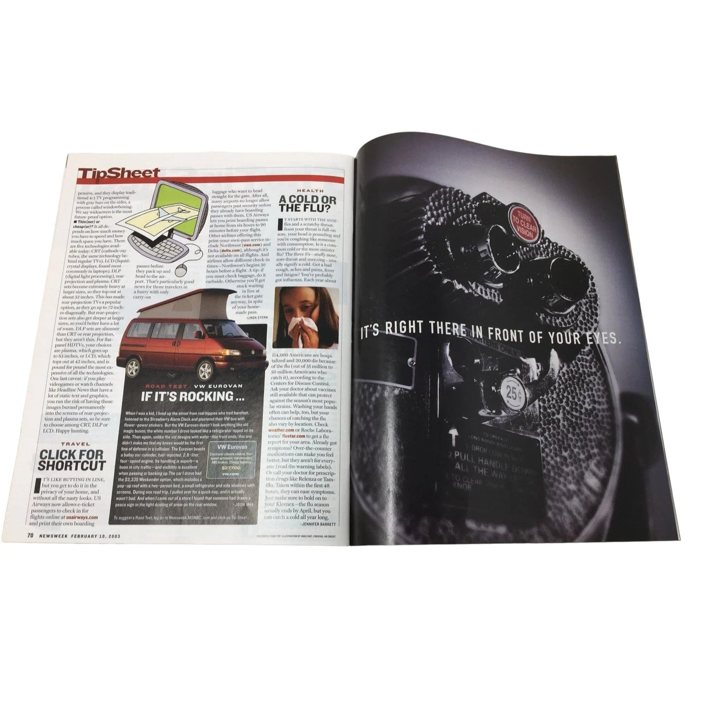 Vintage Newsweek Magazine February 10, 2003 Colombia Space Shuttle newsweek A+ Stuff