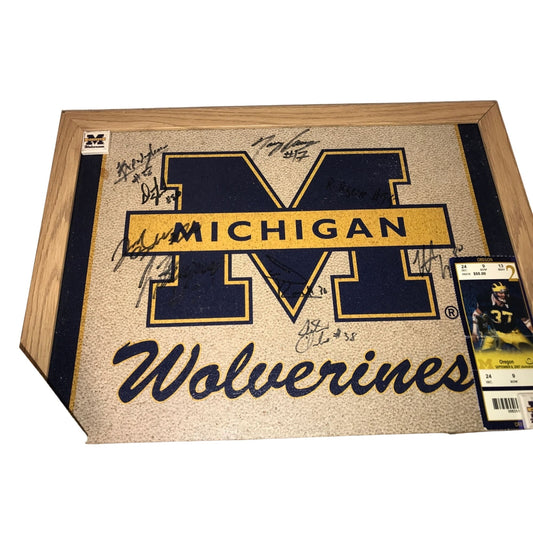 University of Michigan Wolverines Collectible from Sept. 8 2007 Game Vs Oregon - UM Bulletin Board