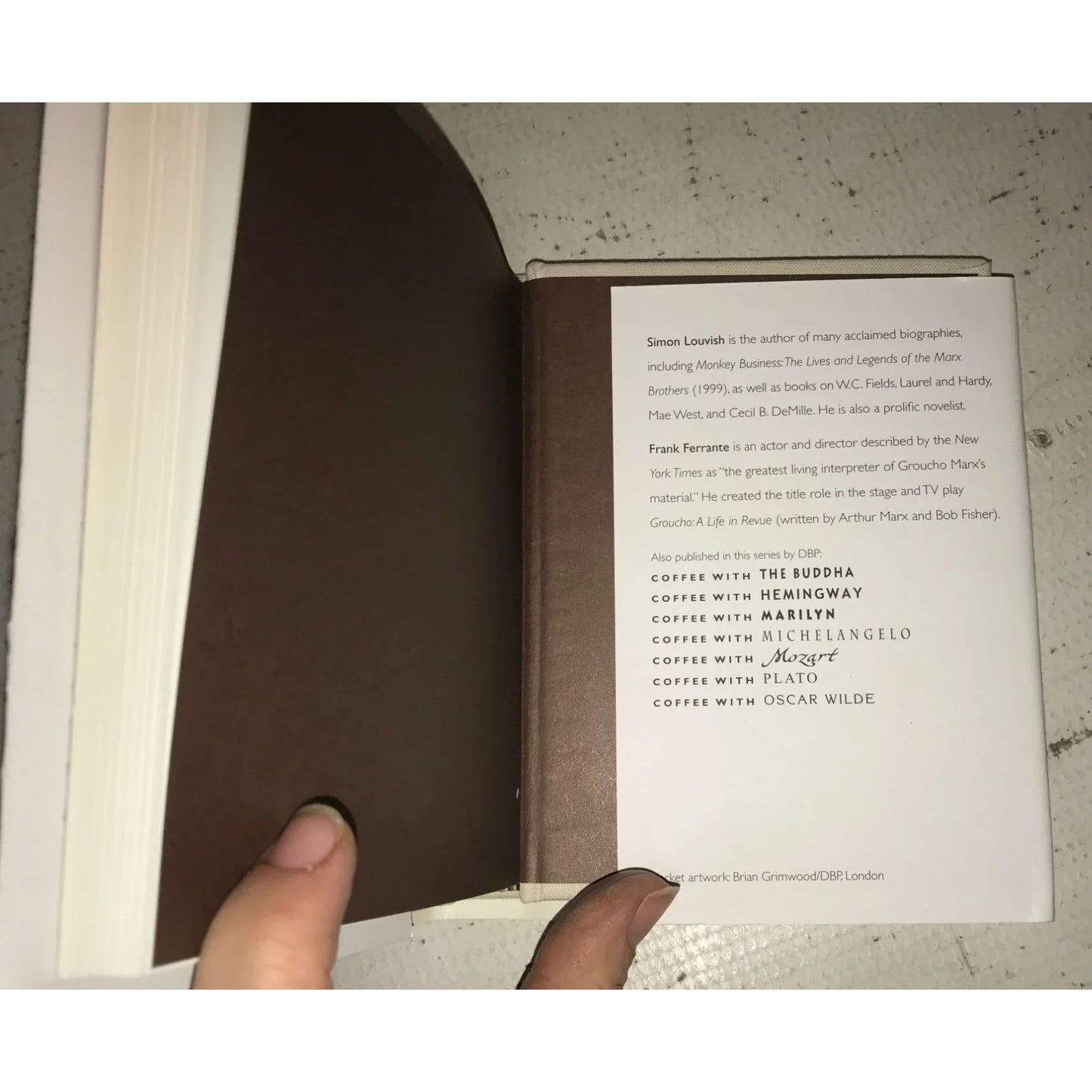 Coffee with Groucho book by Simon Louvish/Frank Ferrante - A+ Stuff