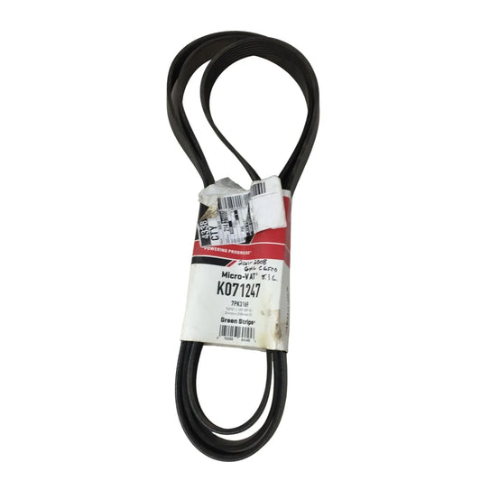Micro-V AT Drive Belt 2001-2008 GMC- K071247- New w/ Tags - A+ Stuff