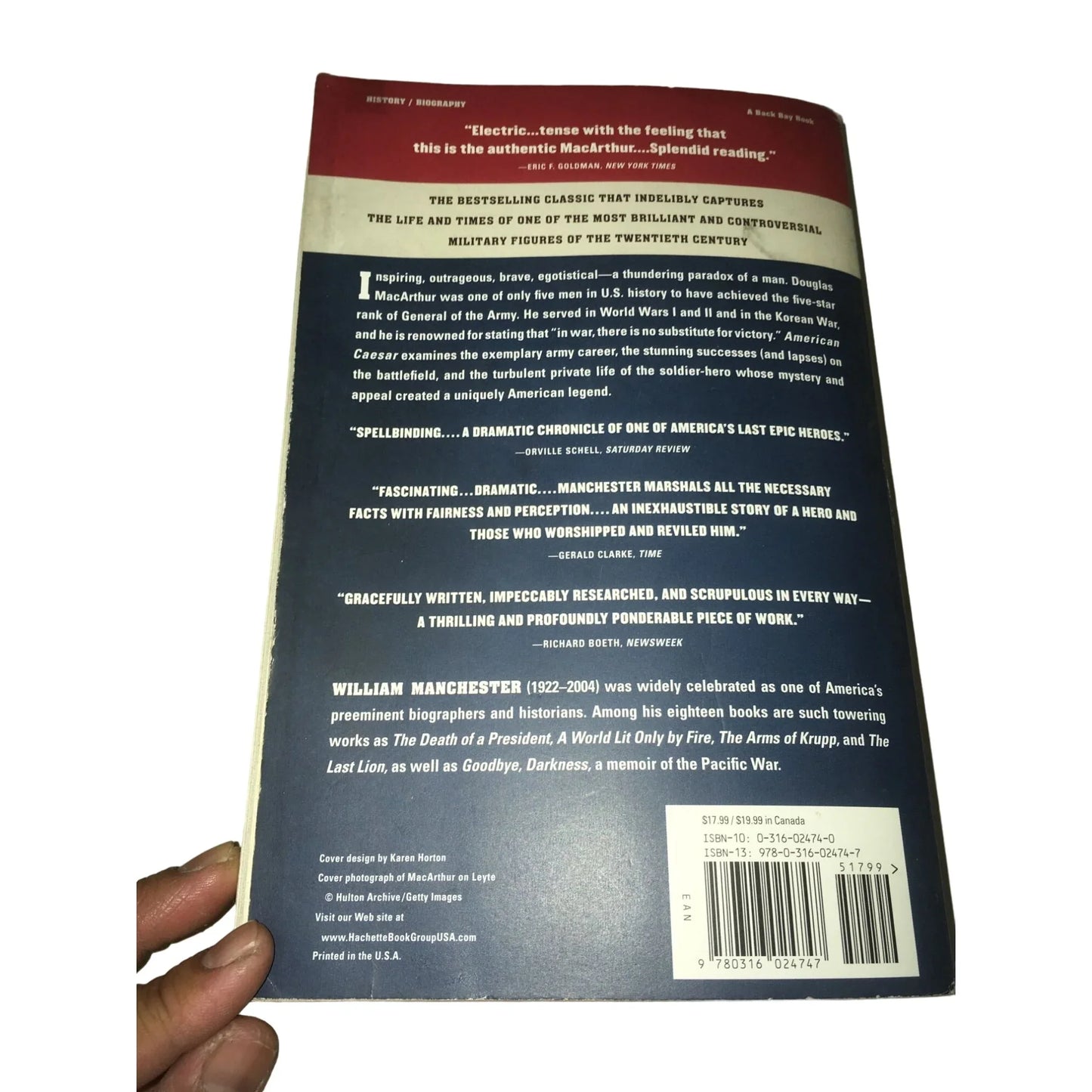 American Caesar: Douglas MacArthur 1880-1964 by William Manchester book - A+ Stuff
