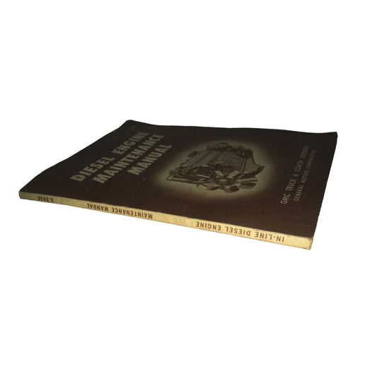 Vintage Diesel Engine Maintenance Manual Book - A+ Stuff