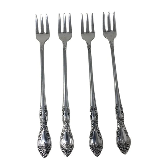 Oneida Stainless Cocktail Forks Set of 4 A+ Stuff A+ Stuff