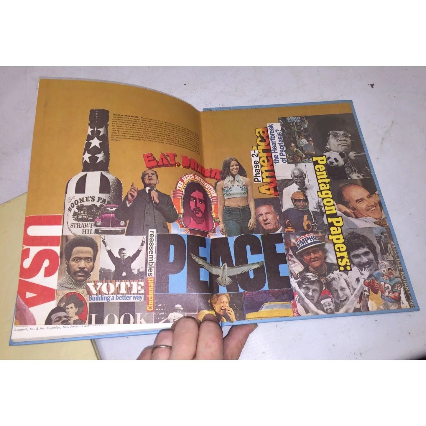 Vintage Lima Ohio High School Yearbook - Central Catholic 1973 - A+ Stuff