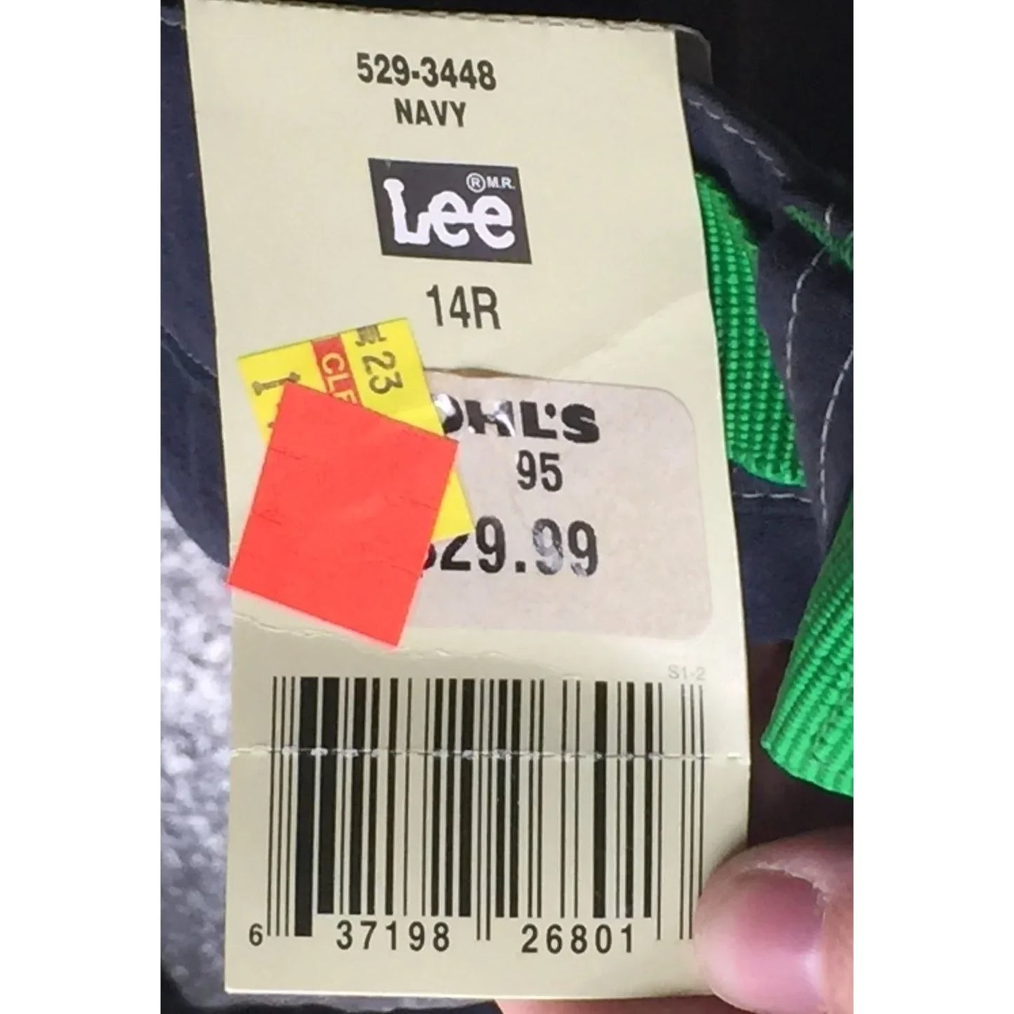Lee Navy Blue & Green Boy's Shorts Size 14R NWT - A+ Stuff