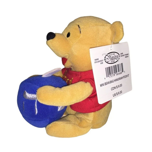 Disney Hanukkah Bear Winnie The Pooh Collectible Stuffed Animal NWT - A+ Stuff