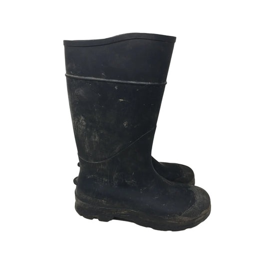 Servus Black Rubber Boots / Rain Boots - Size 12 - A+ Stuff