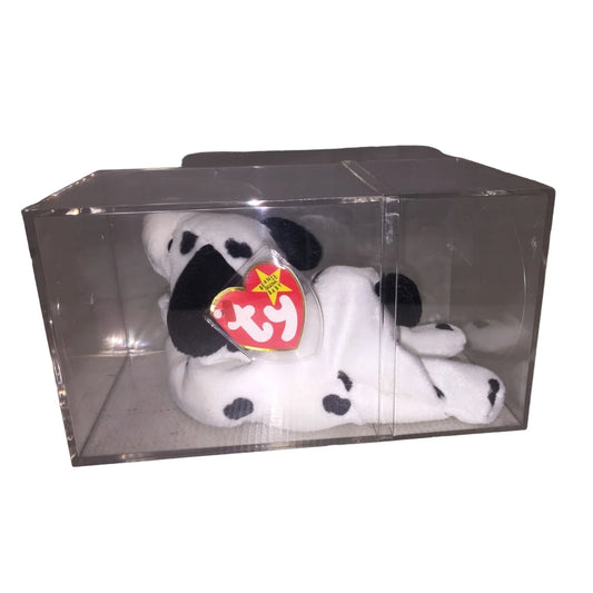 The Beanie Babies Collection TY Plush Dog named "Dotty" - A+ Stuff