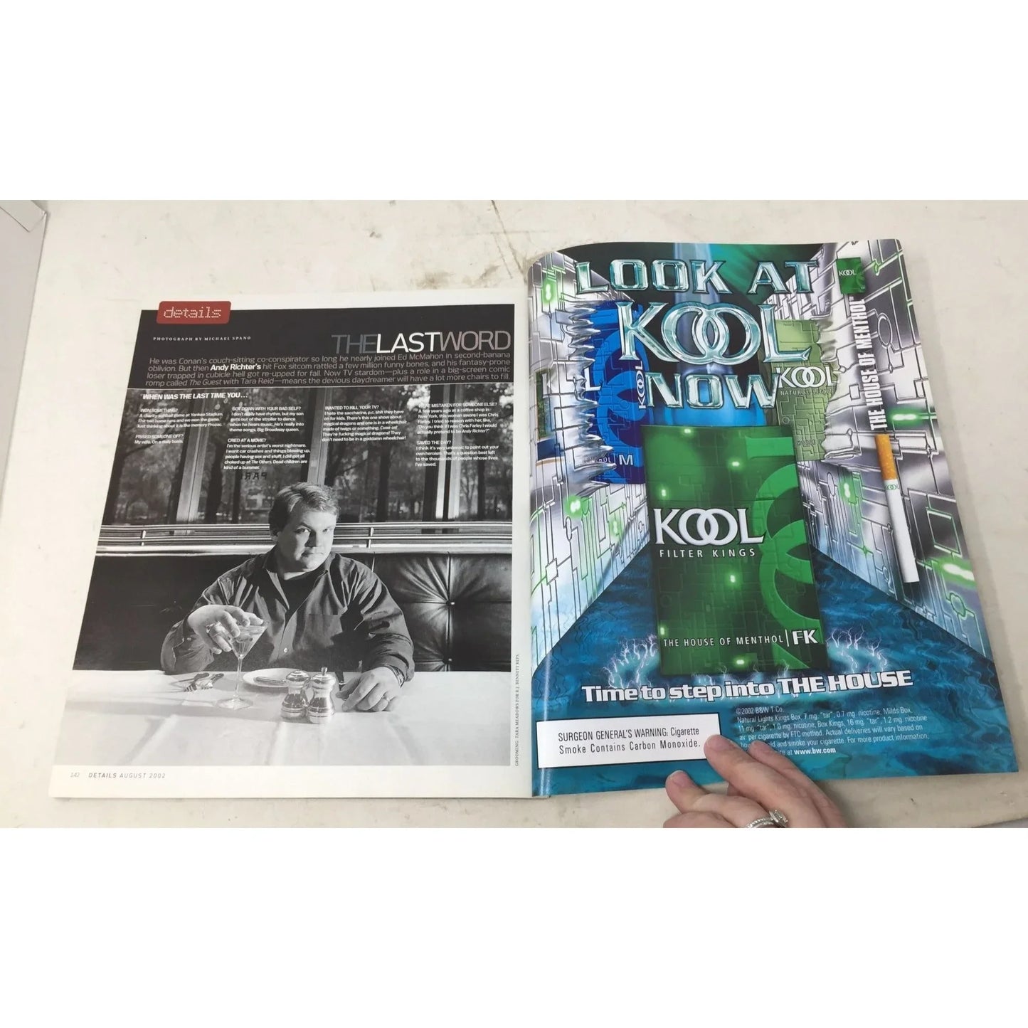 Details August 2002 Matthew Perry- David Schwimmer- Matt Leblanc- Rosario Dawson details A+ Stuff