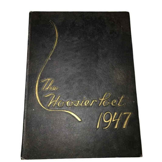 The Hoosier Poet- The James Whitcomb Riley Highschool South Bend, IN Vintage 1947 Yearbook - A+ Stuff