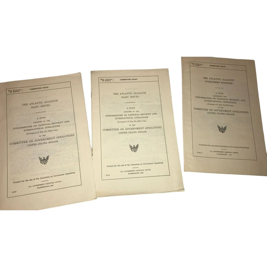NATO - pamphlets - program - speech written out - unsure of author - the NATO story - A+ Stuff