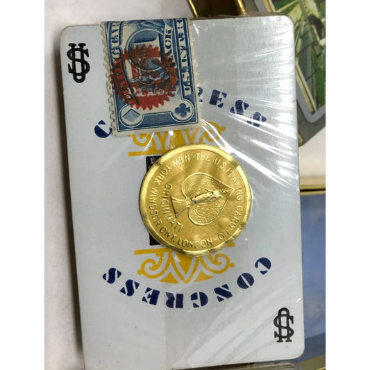 Vintage 2 Deck Congress Paris Eiffel Tower & London Playing Cards - A+ Stuff
