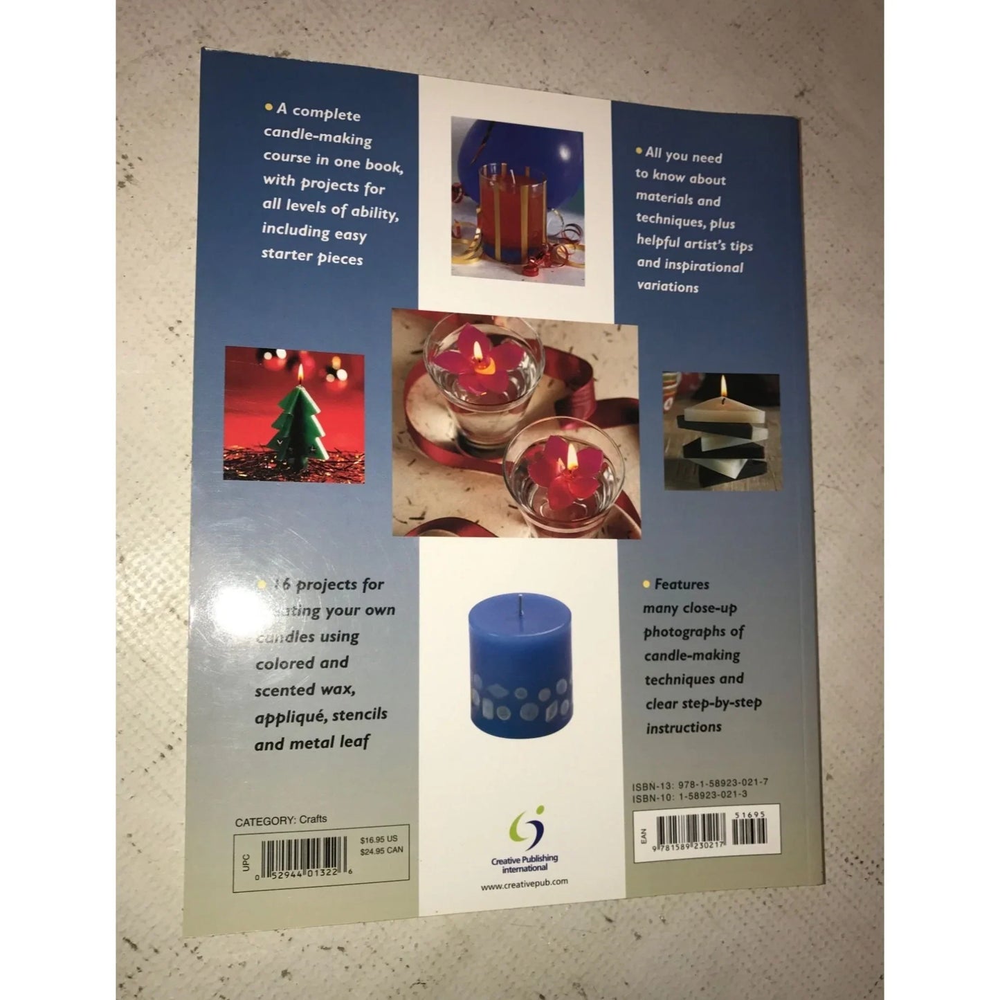 Step by Step Crafts Candle Making by Cheryl Owen Book - A+ Stuff