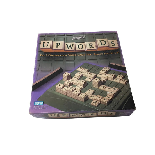 Parker Brothers Scrabble ''UpWords'' Word Game (2-4 players) - A+ Stuff