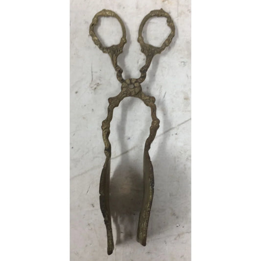 Vintage Antique Gold Tone Cake/Pie Serving Tongs A+ Stuff A+ Stuff