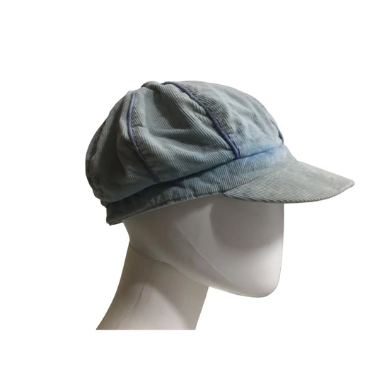 Women's Baby Blue Cotton Corduroy Hat - A+ Stuff