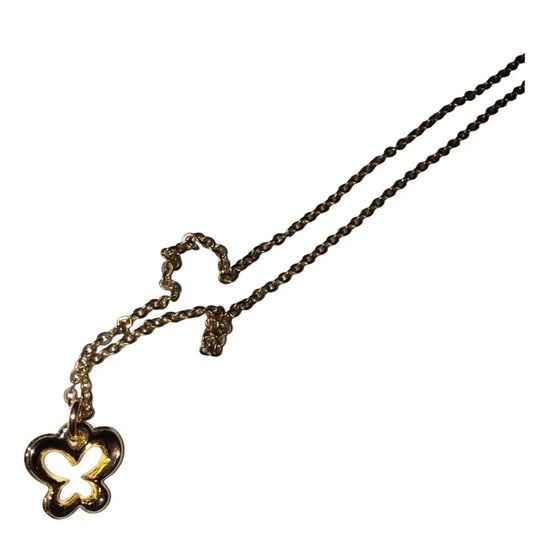 Womens/Girl's Beautiful Gold Tone 8" Butterfly Necklace - A+ Stuff