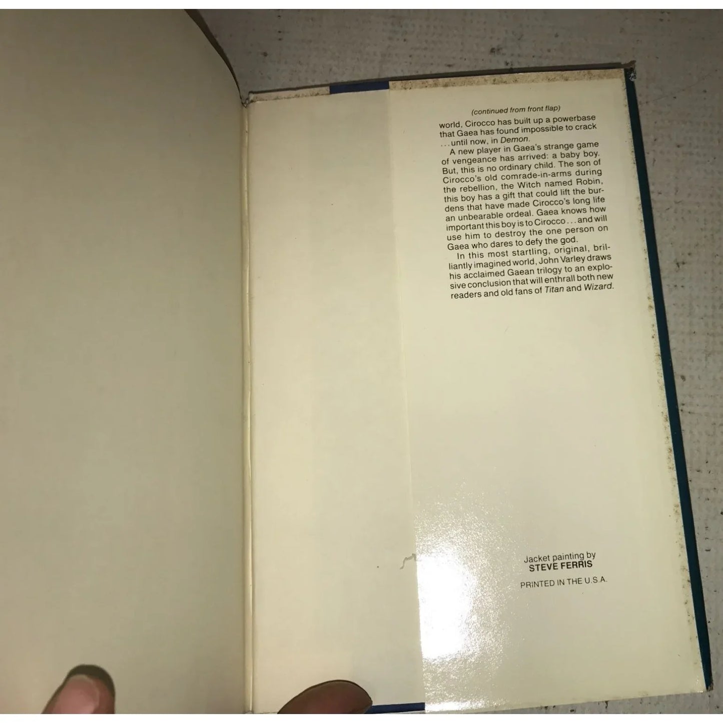 DEMON BY JOHN VARLEY HARDCOVER BOOK - A+ Stuff