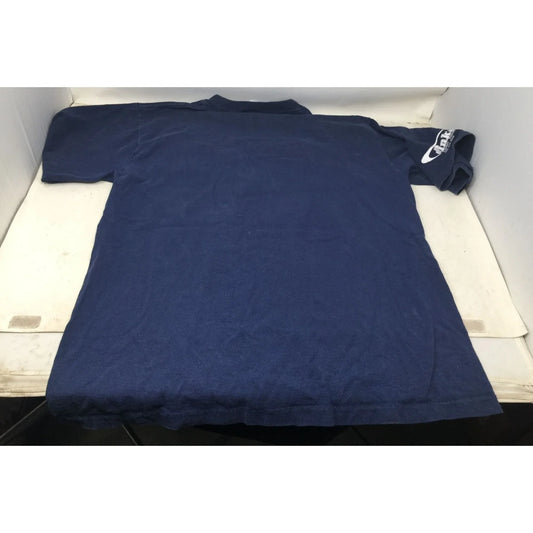 Womens PHI MU Navy Blue Cotton Tee Shirt Size Large - A+ Stuff