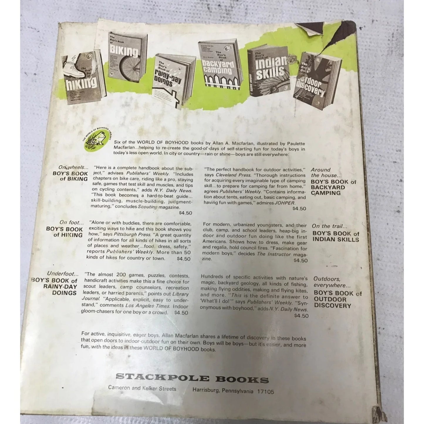 The Art and Science of Taking to the Woods by C B Colby/Bradford Angier Book - A+ Stuff