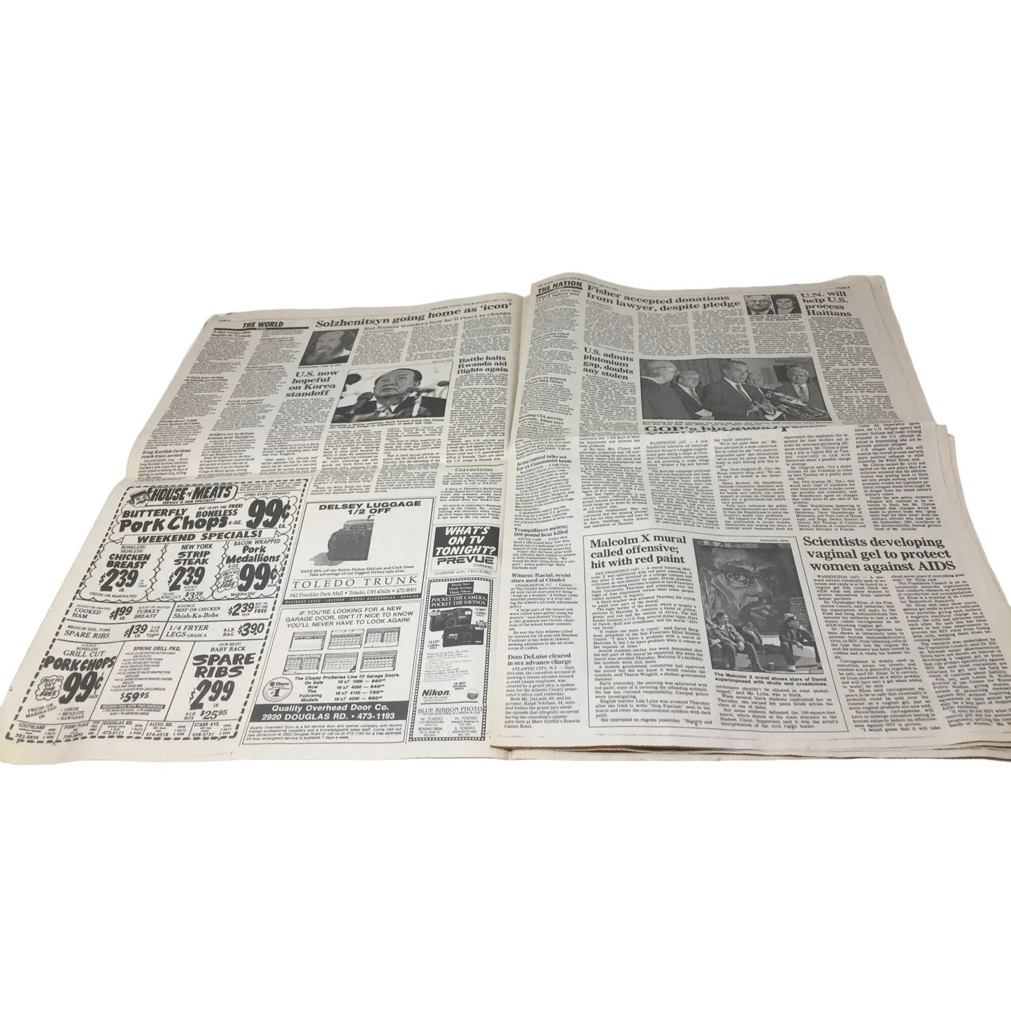Vintage "The Blade" Collectible Newspaper May 21, 1994 - A+ Stuff