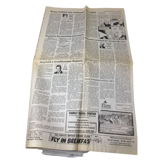 Vintage Newspaper- The Bryan Times July 3, 1996 - A+ Stuff