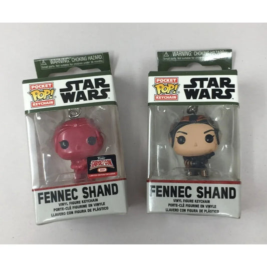 Funko Pop Pocket Keychains- 2 Star Wars Fennec Shand New In Box- For Ages 3+ - A+ Stuff