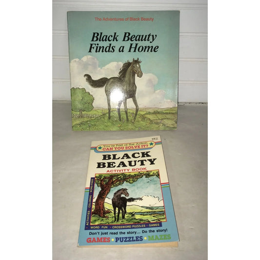 The Adventures of Black Beauty- Black Beauty Finds A Home Book & Black Beauty Activity Book - A+ Stuff