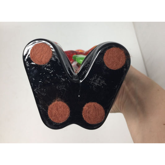 MURANO Colorful Hand Blown Art Glass Clown- about 10'' Tall - Vintage (1960s)