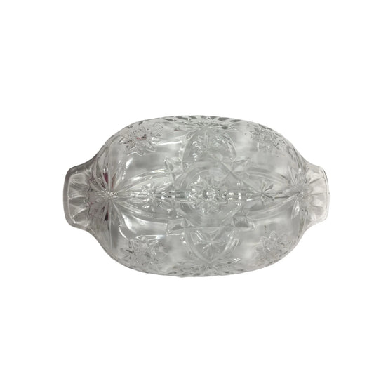Vintage Anchor Hocking Sectioned Clear Glass Relish Dish - A+ Stuff