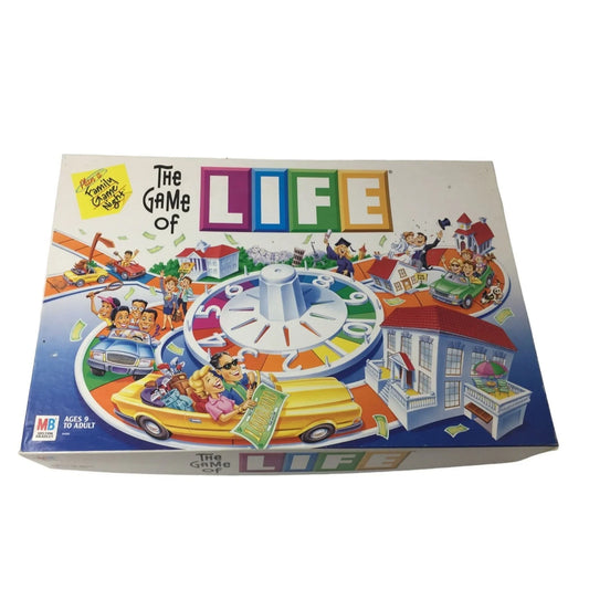 Vintage 2002 Hasbro The Game of Life Milton Bradley Board Game - A+ Stuff