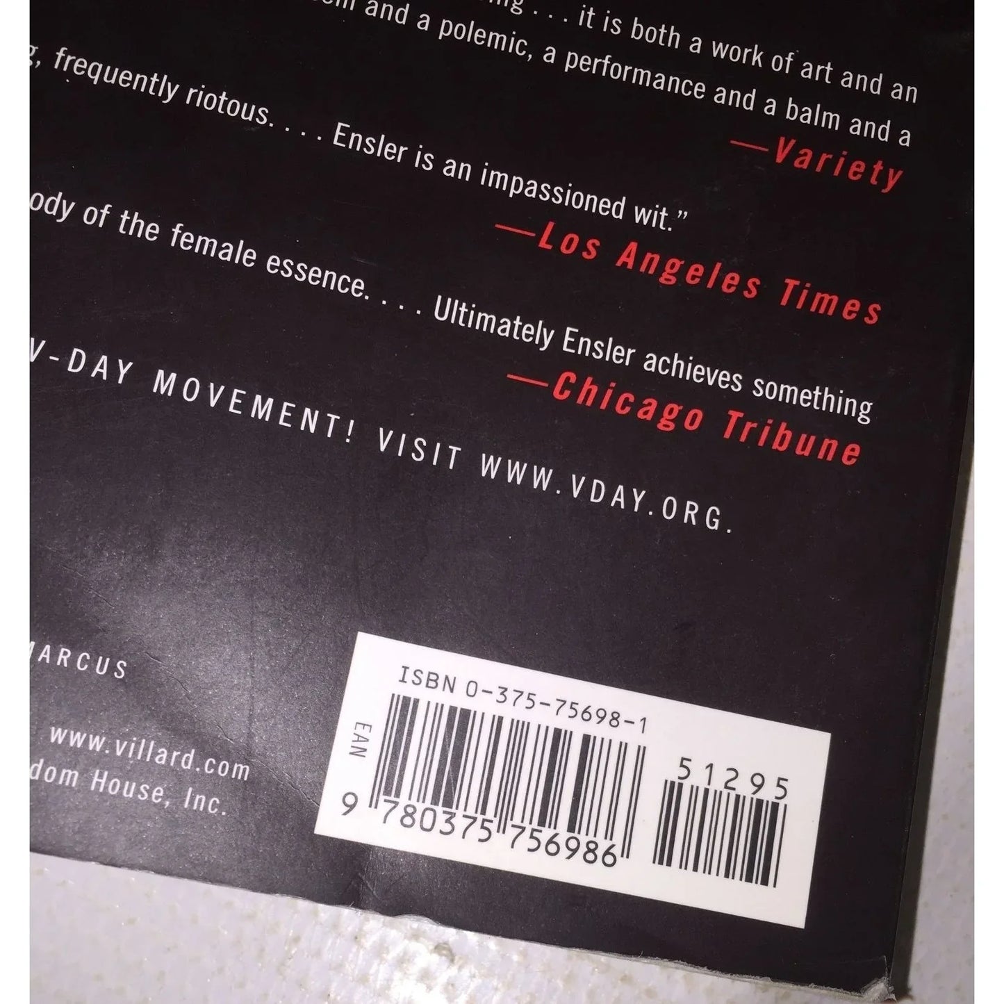 The Vagina Monologues : The V-Day Edition by Eve Ensler - A+ Stuff