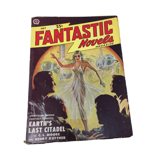 Vintage July 1950 Fantastic Novels Magazine Fantastic Novels A+ Stuff